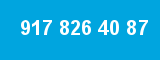 917 826 40 87 917 826 40 87